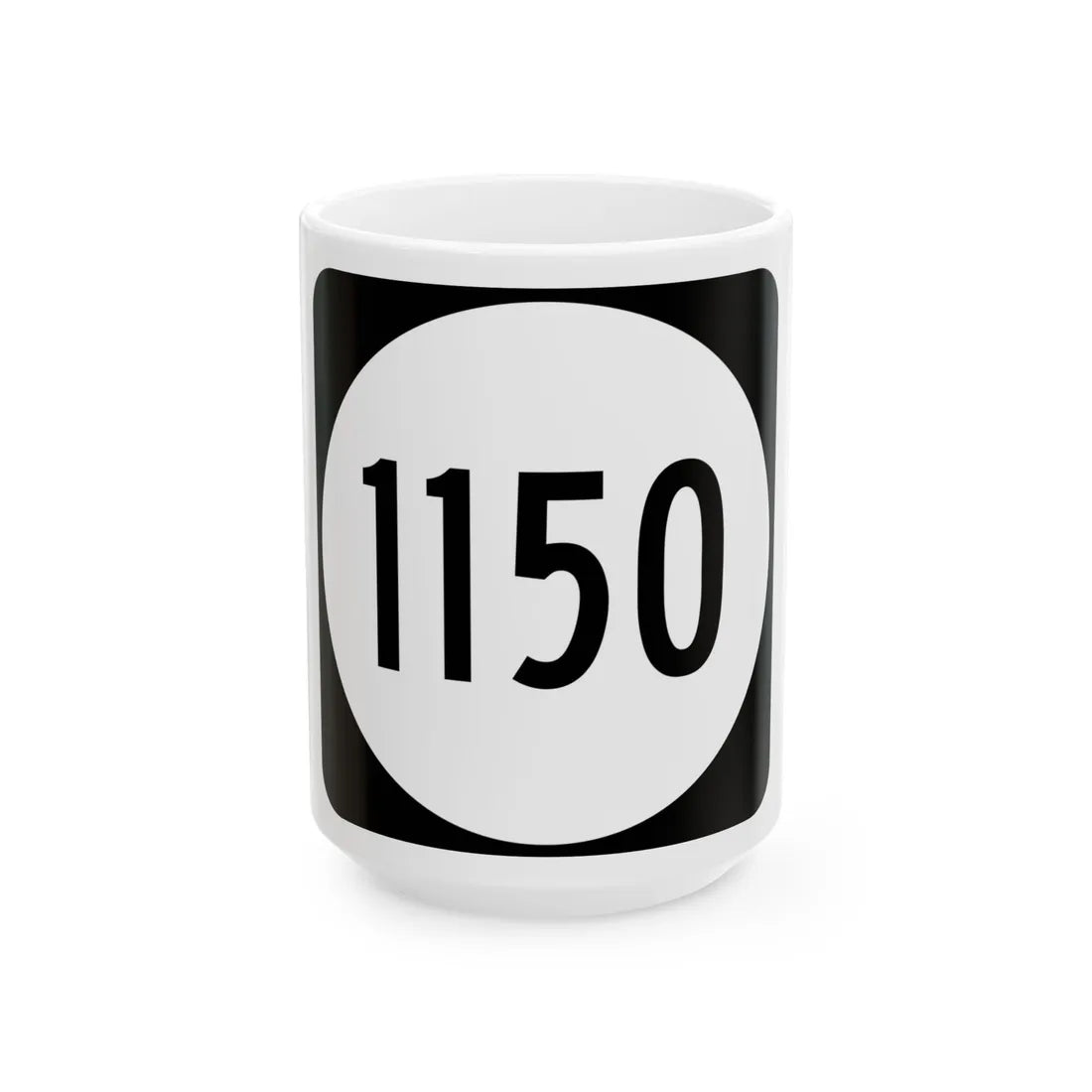 PR tertiary 1150 (Puerto Rico) (Road Sign) White Coffee Mug 15oz - Go Mug Yourself
