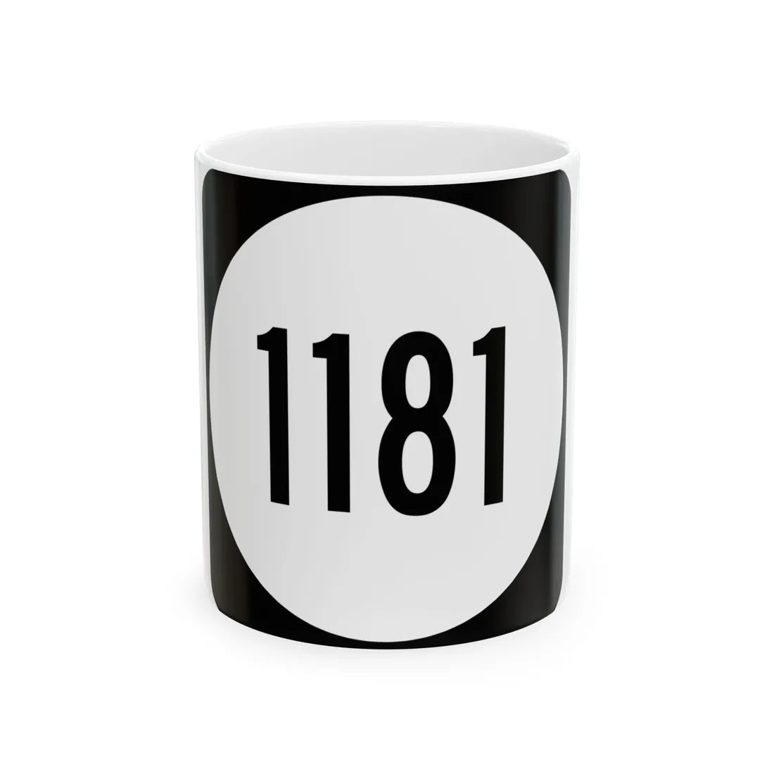 PR tertiary 1181 (Puerto Rico) (Road Sign) White Coffee Mug 11oz - Go Mug Yourself
