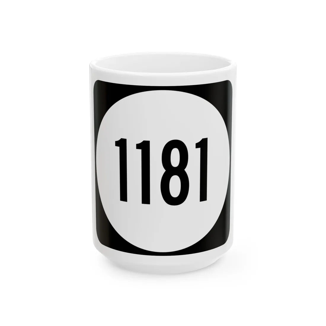 PR tertiary 1181 (Puerto Rico) (Road Sign) White Coffee Mug 15oz - Go Mug Yourself