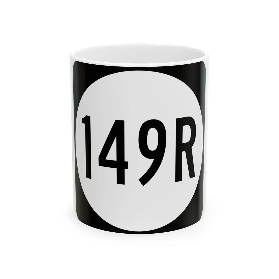 PR tertiary 149R (Puerto Rico) (Road Sign) White Coffee Mug 11oz - Go Mug Yourself