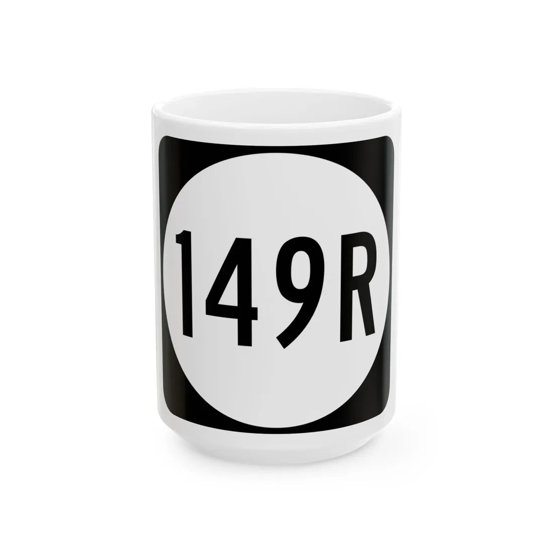 PR tertiary 149R (Puerto Rico) (Road Sign) White Coffee Mug 15oz - Go Mug Yourself