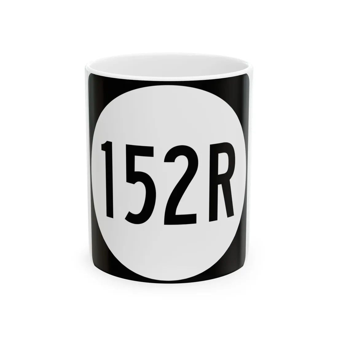 PR tertiary 152R (Puerto Rico) (Road Sign) White Coffee Mug 11oz - Go Mug Yourself