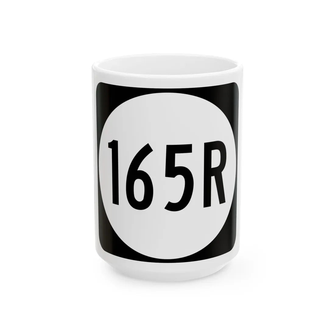 PR tertiary 165R (Puerto Rico) (Road Sign) White Coffee Mug 15oz - Go Mug Yourself