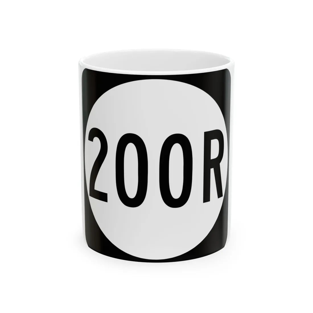 PR tertiary 200R (Puerto Rico) (Road Sign) White Coffee Mug 11oz - Go Mug Yourself