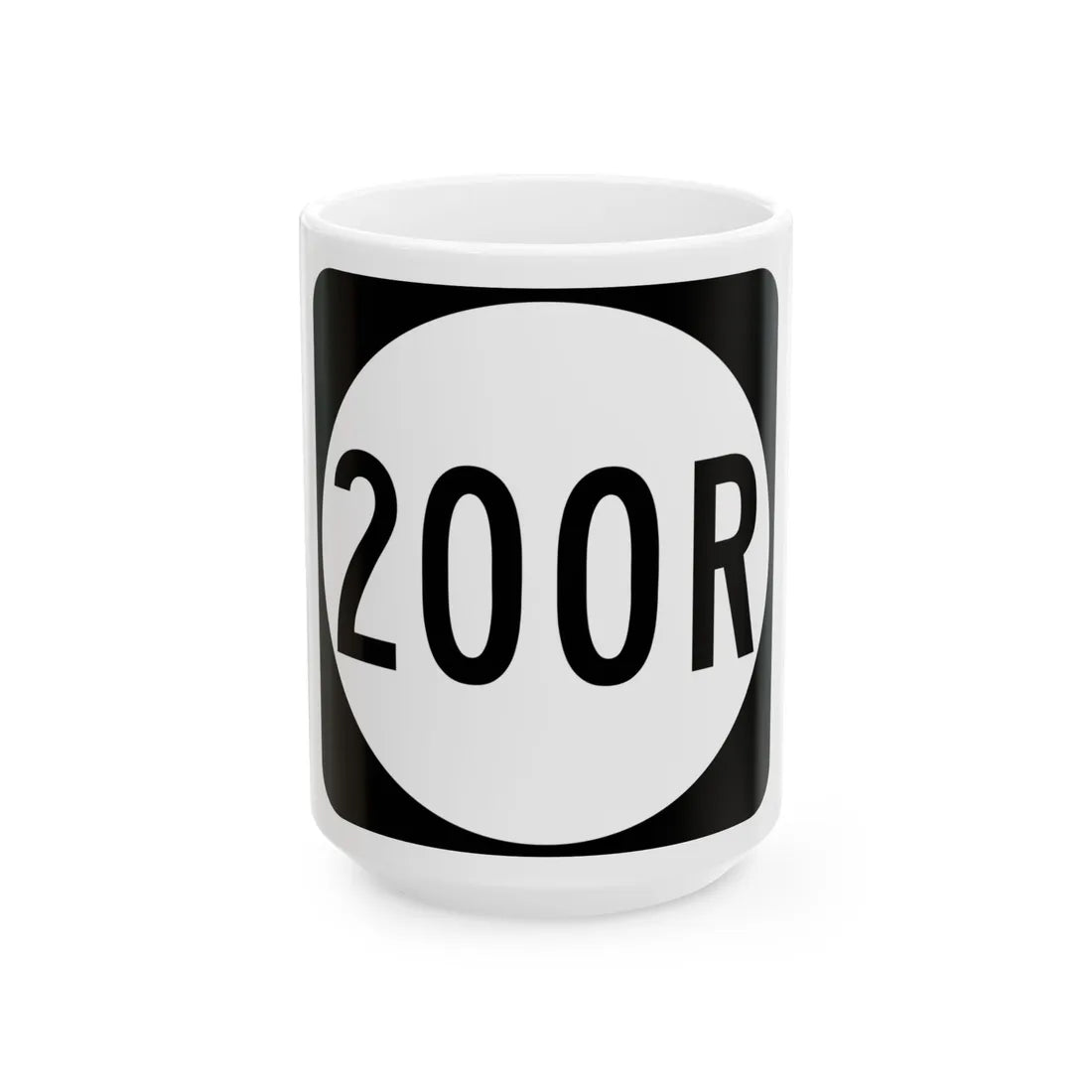 PR tertiary 200R (Puerto Rico) (Road Sign) White Coffee Mug 15oz - Go Mug Yourself