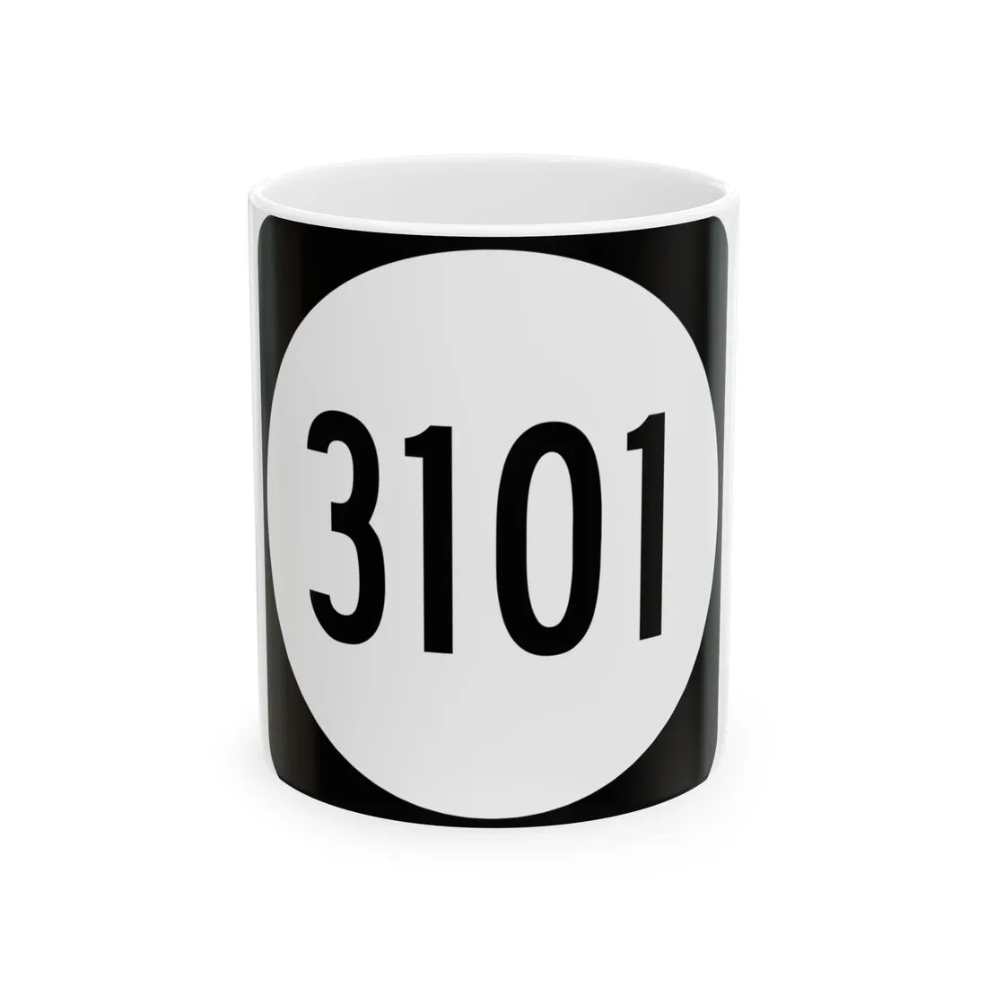 PR tertiary 3101 (Puerto Rico) (Road Sign) White Coffee Mug 11oz - Go Mug Yourself