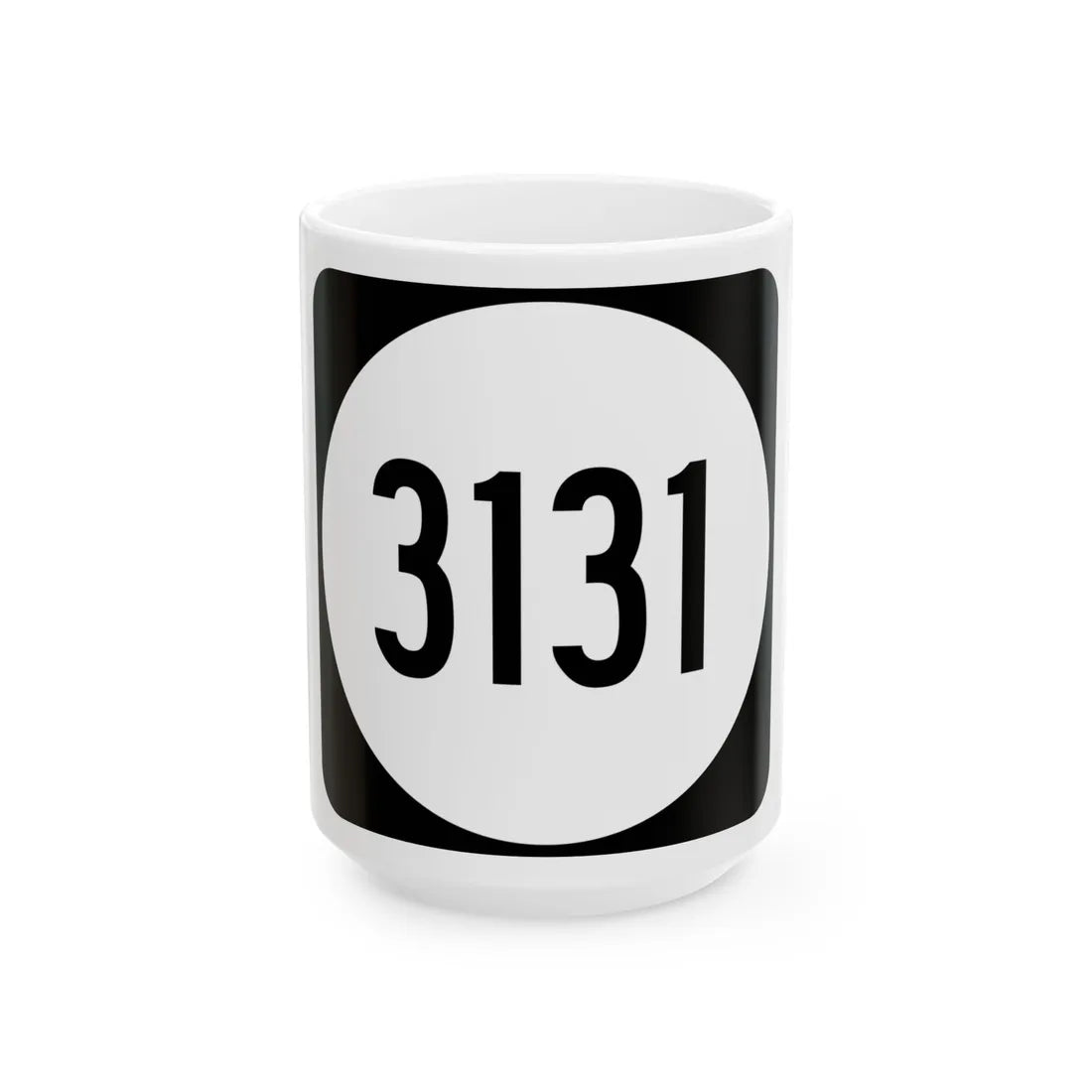 PR tertiary 3131 (Puerto Rico) (Road Sign) White Coffee Mug 15oz - Go Mug Yourself