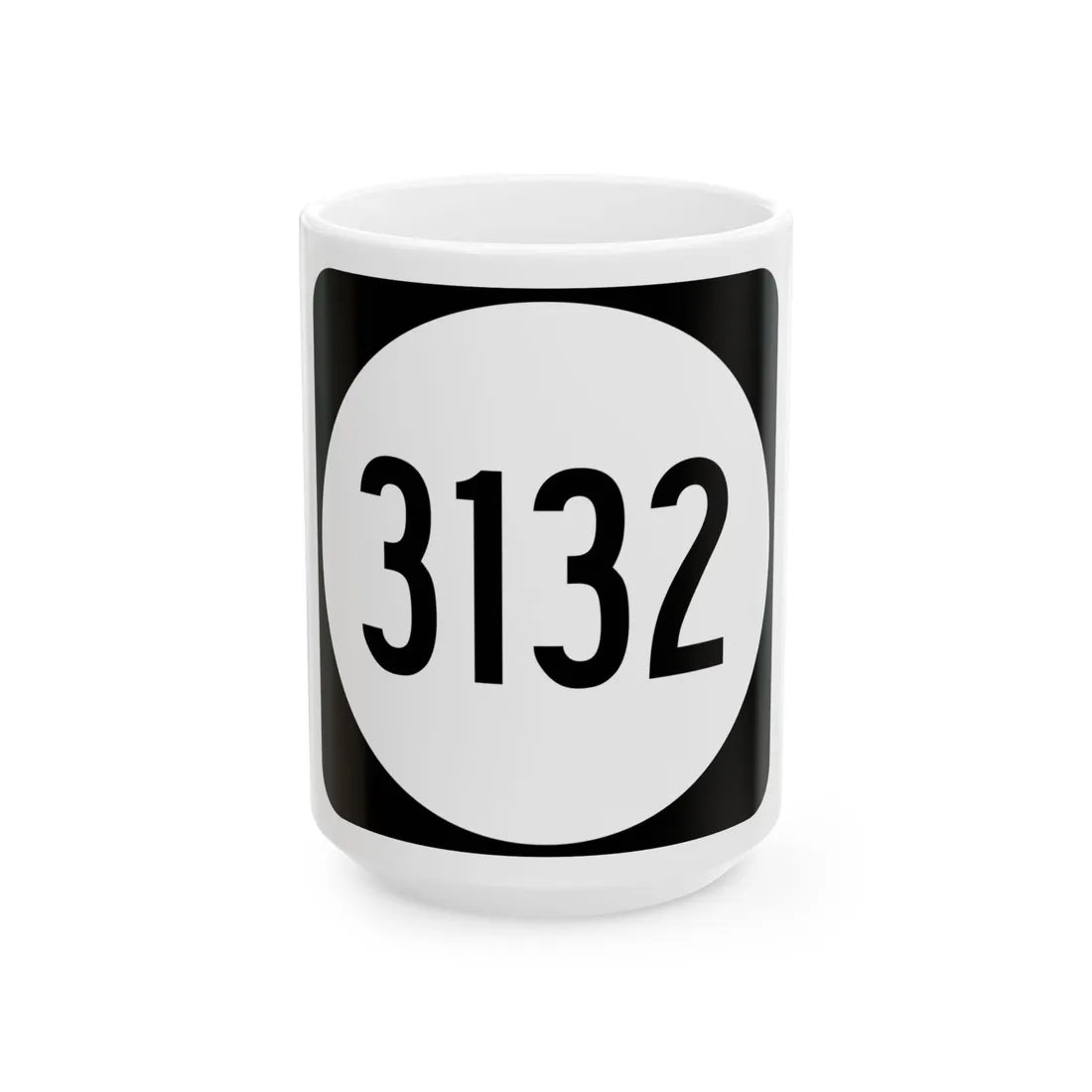PR tertiary 3132 (Puerto Rico) (Road Sign) White Coffee Mug 15oz - Go Mug Yourself