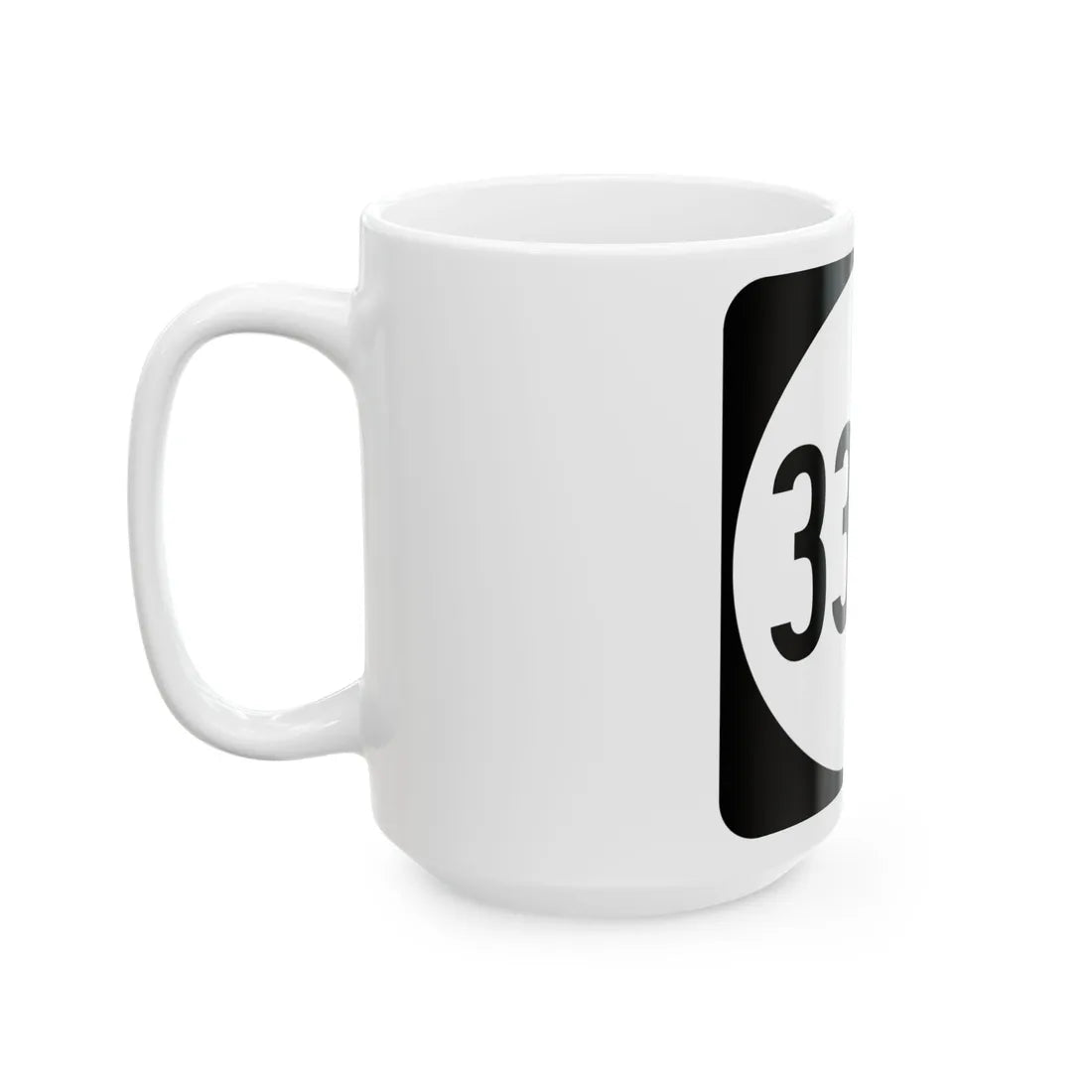 PR tertiary 3342 (Puerto Rico) (Road Sign) White Coffee Mug - Go Mug Yourself