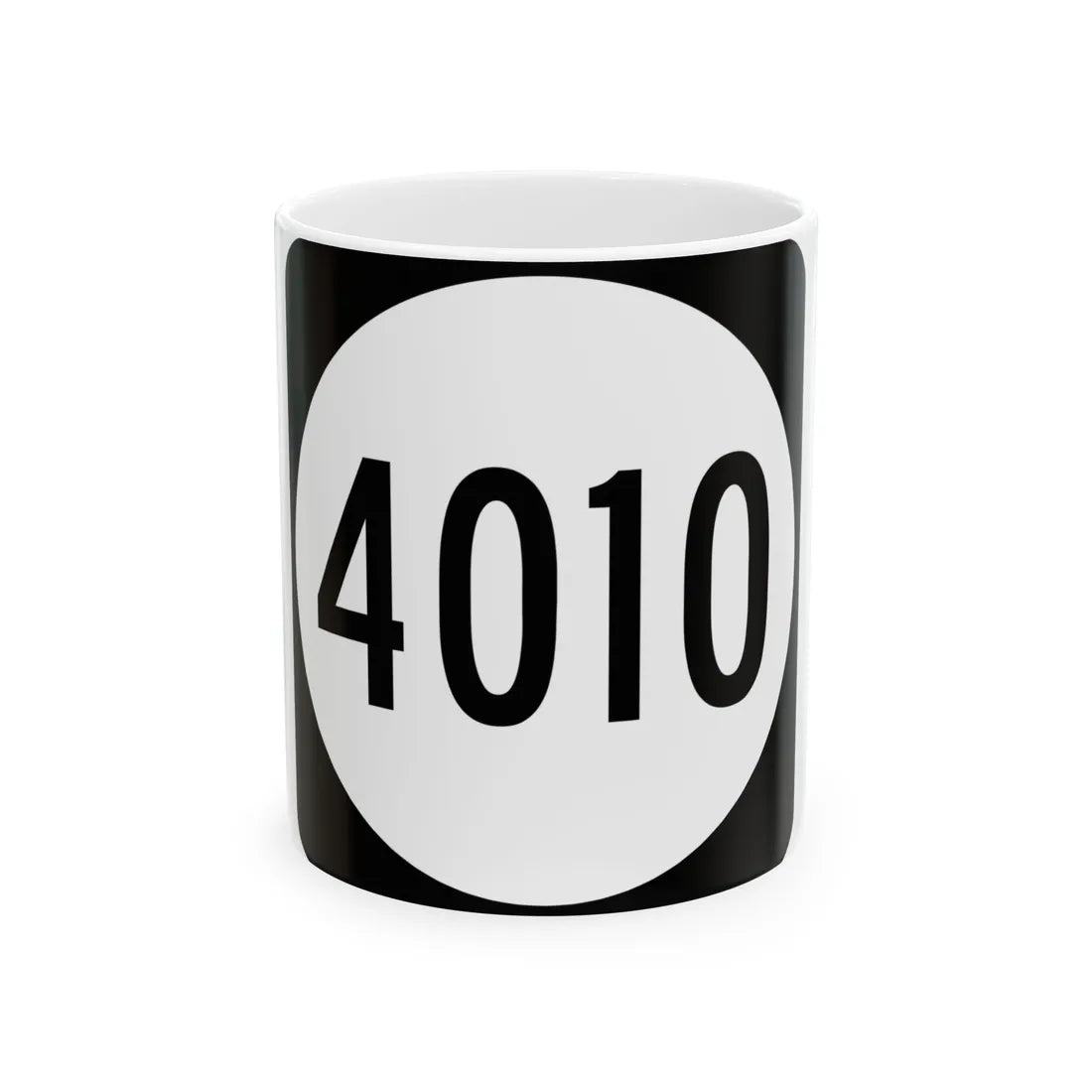 PR tertiary 4010 (Puerto Rico) (Road Sign) White Coffee Mug 11oz - Go Mug Yourself