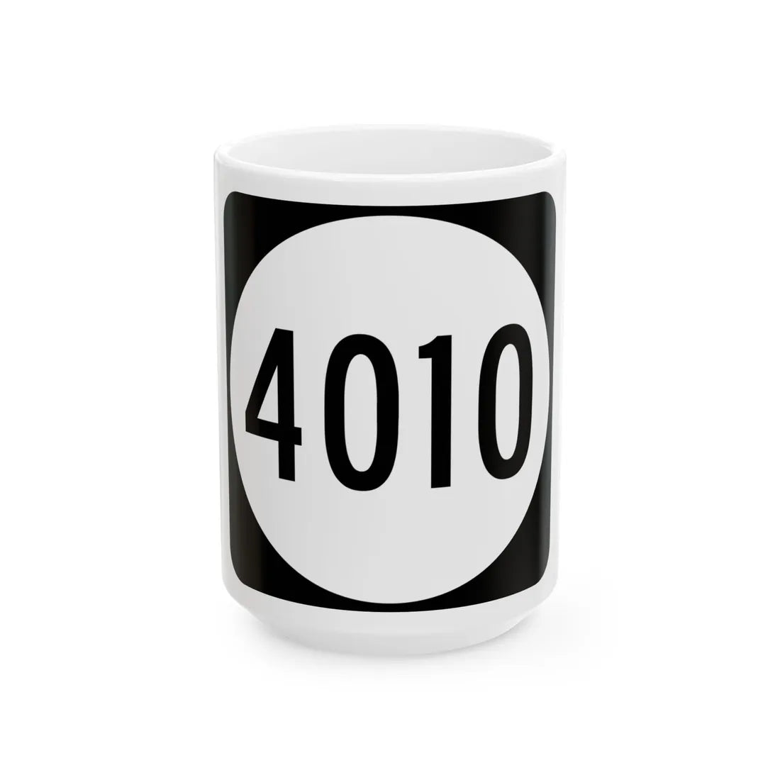 PR tertiary 4010 (Puerto Rico) (Road Sign) White Coffee Mug 15oz - Go Mug Yourself