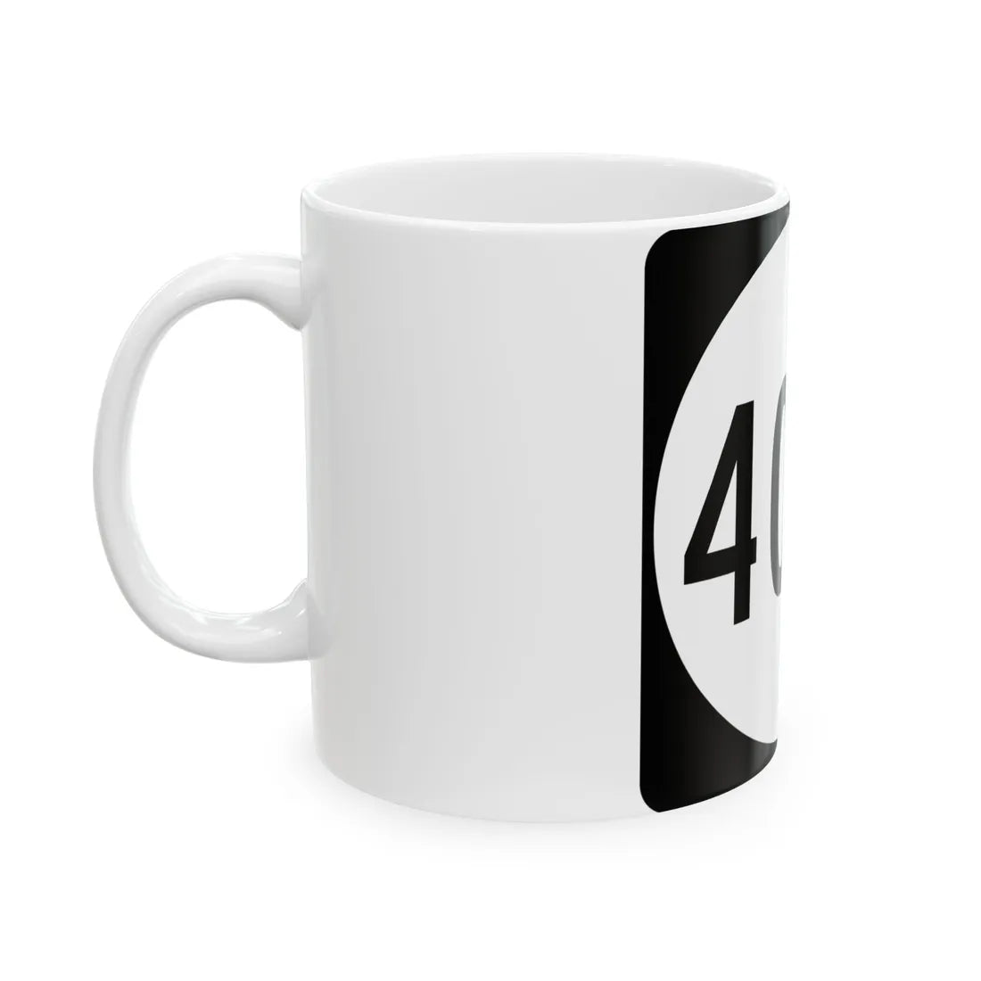 PR tertiary 4025 (Puerto Rico) (Road Sign) White Coffee Mug - Go Mug Yourself