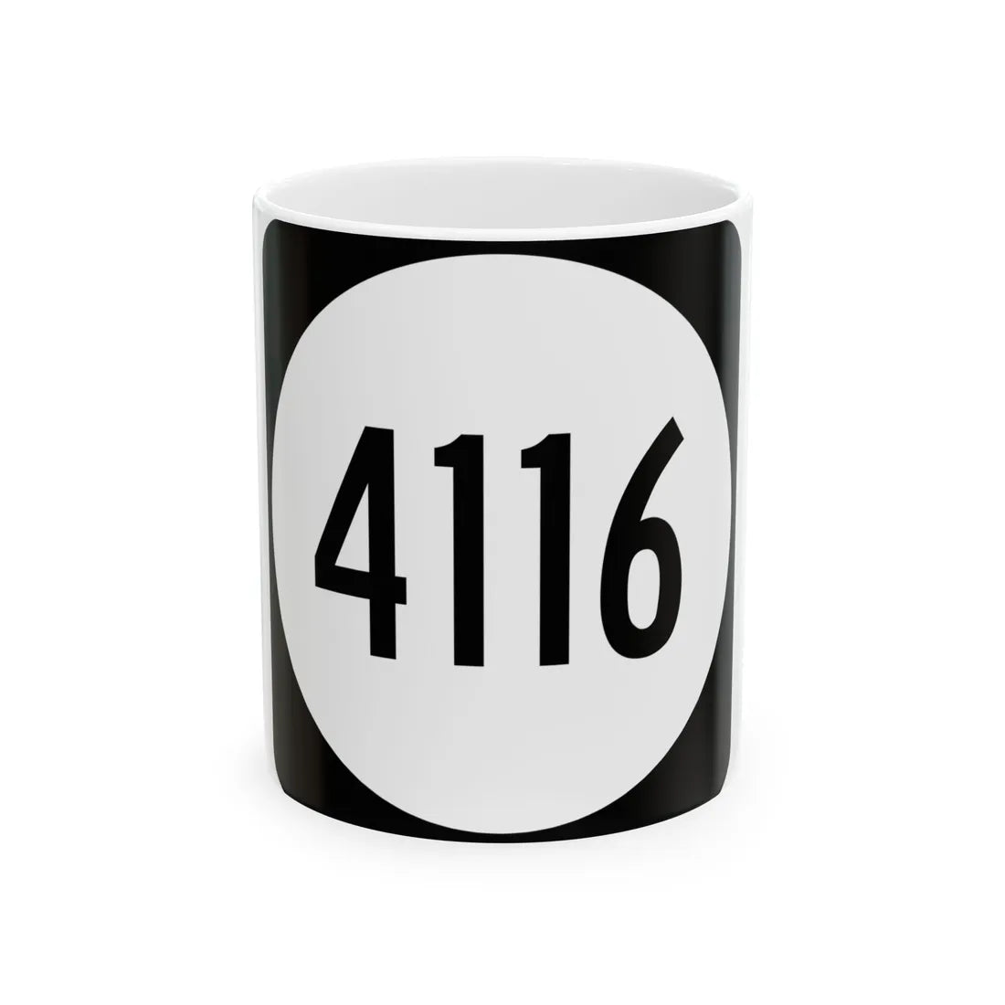 PR tertiary 4116 (Puerto Rico) (Road Sign) White Coffee Mug 11oz - Go Mug Yourself