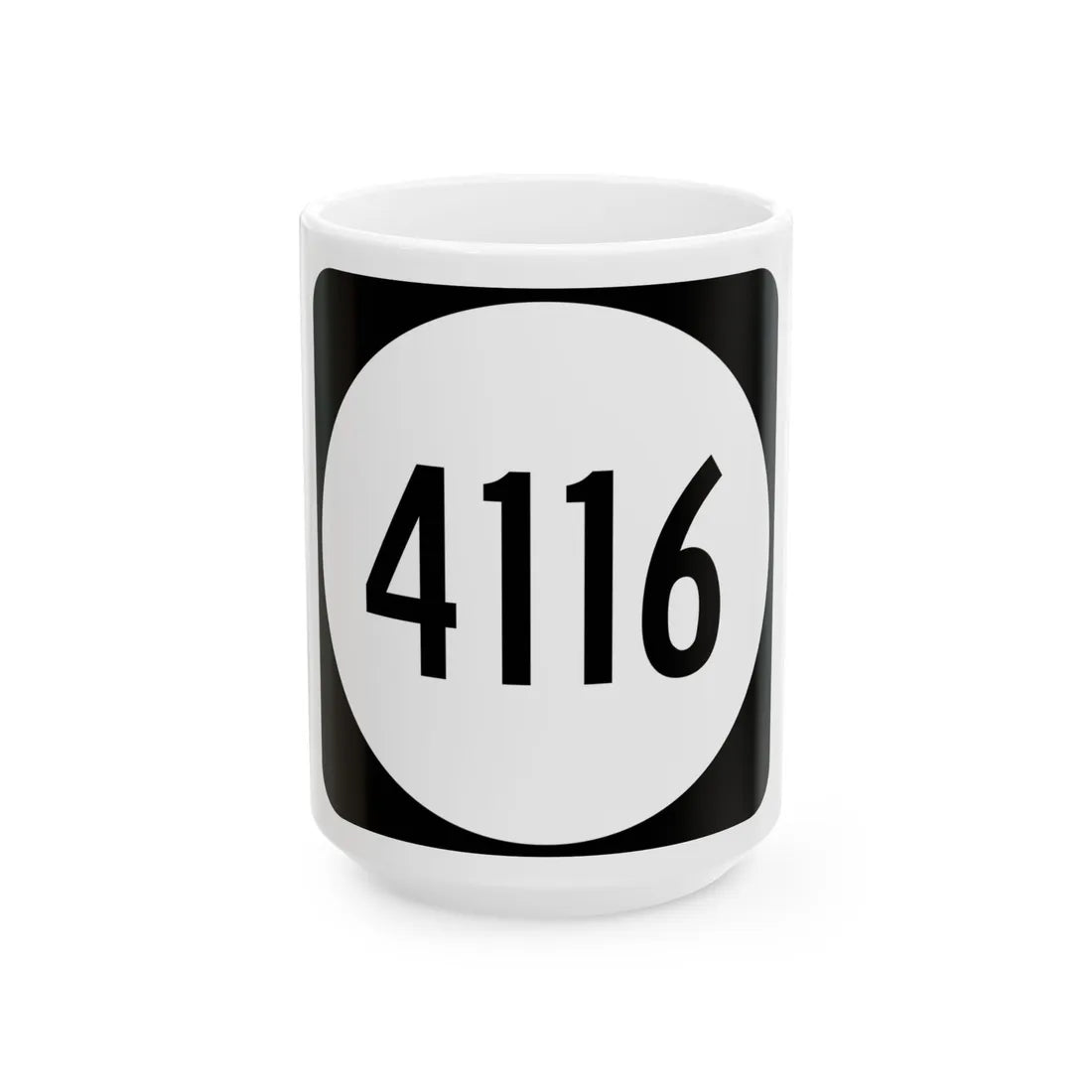 PR tertiary 4116 (Puerto Rico) (Road Sign) White Coffee Mug 15oz - Go Mug Yourself