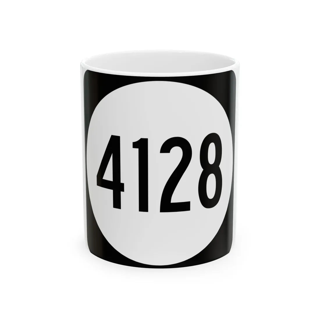 PR tertiary 4128 (Puerto Rico) (Road Sign) White Coffee Mug 11oz - Go Mug Yourself