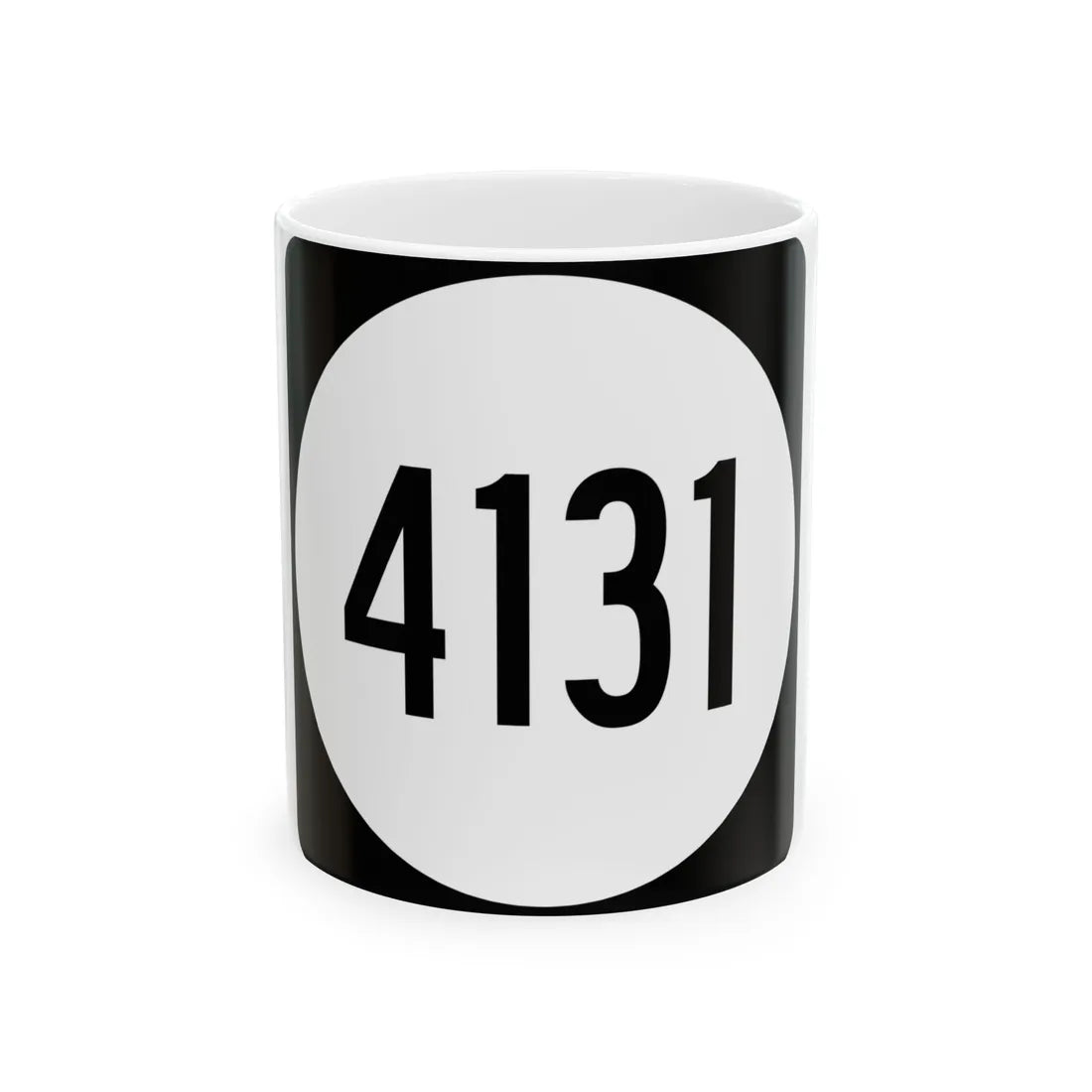 PR tertiary 4131 (Puerto Rico) (Road Sign) White Coffee Mug 11oz - Go Mug Yourself
