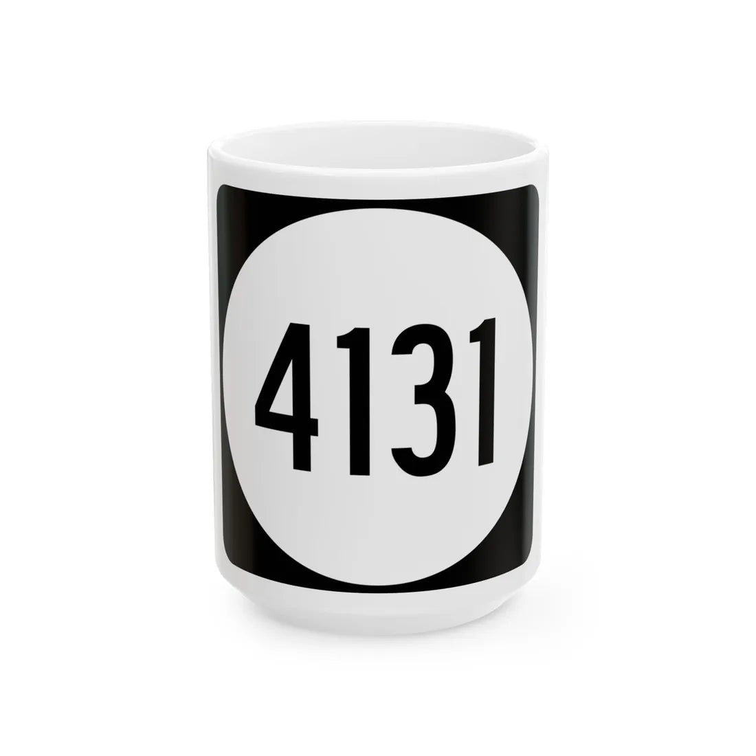 PR tertiary 4131 (Puerto Rico) (Road Sign) White Coffee Mug 15oz - Go Mug Yourself