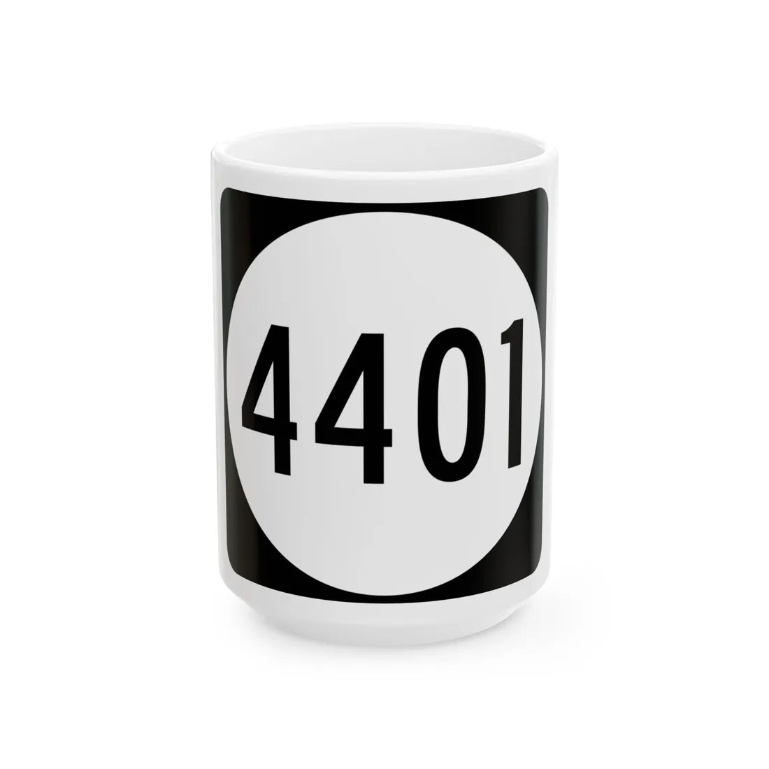 PR tertiary 4401 (Puerto Rico) (Road Sign) White Coffee Mug 15oz - Go Mug Yourself