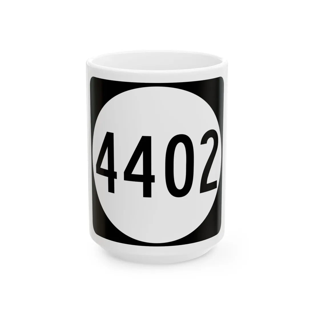 PR tertiary 4402 (Puerto Rico) (Road Sign) White Coffee Mug 15oz - Go Mug Yourself