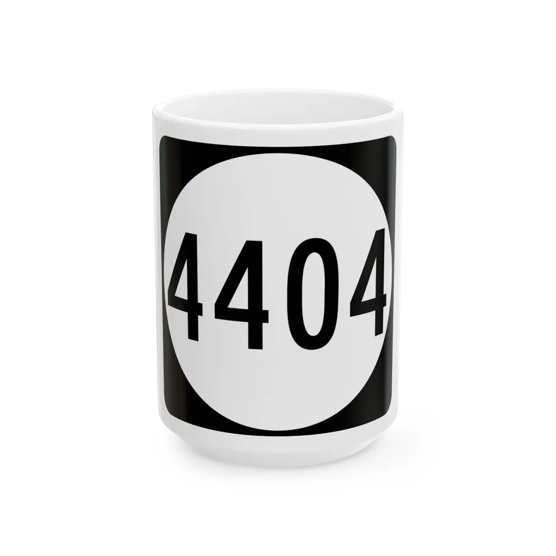 PR tertiary 4404 (Puerto Rico) (Road Sign) White Coffee Mug 15oz - Go Mug Yourself