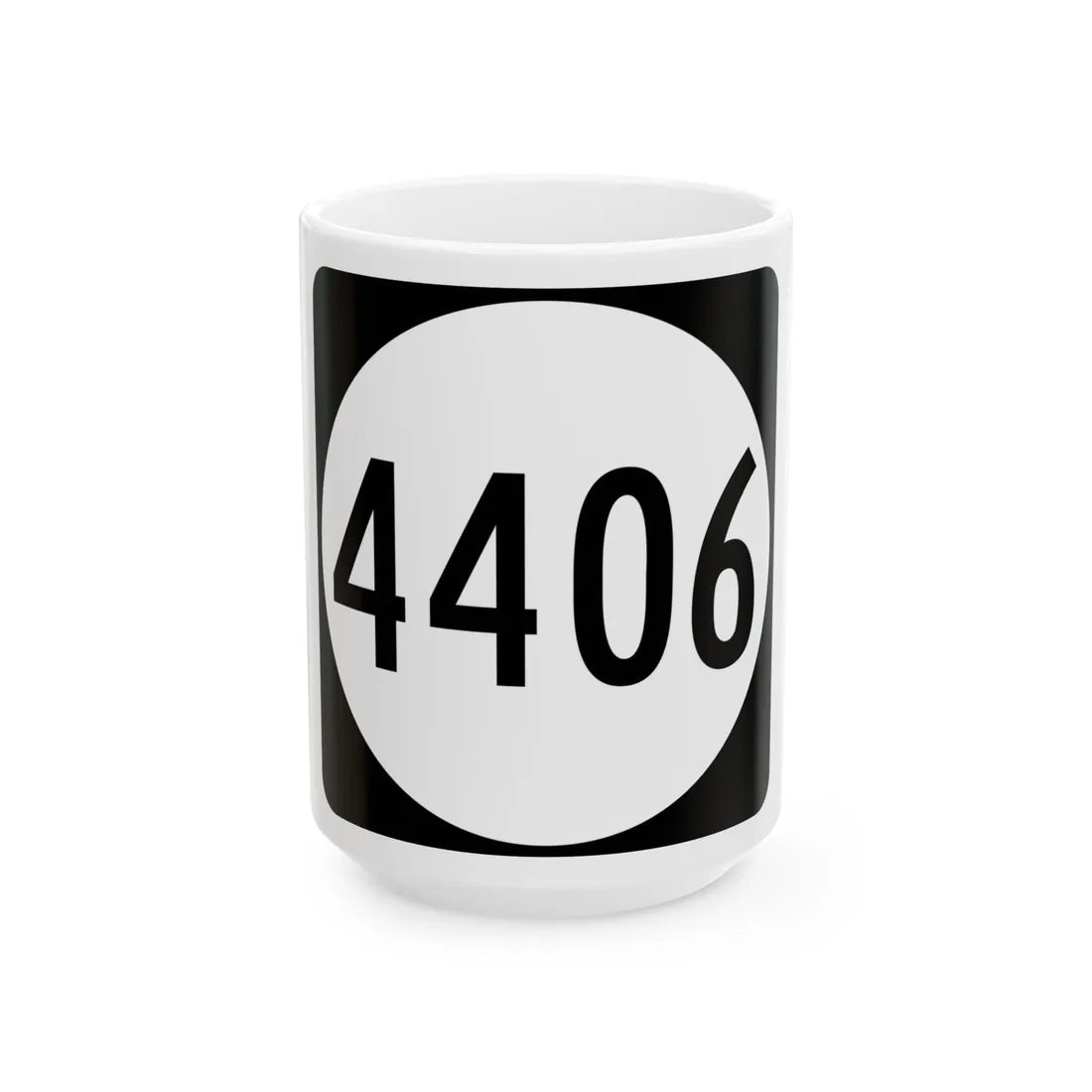 PR tertiary 4406 (Puerto Rico) (Road Sign) White Coffee Mug 15oz - Go Mug Yourself