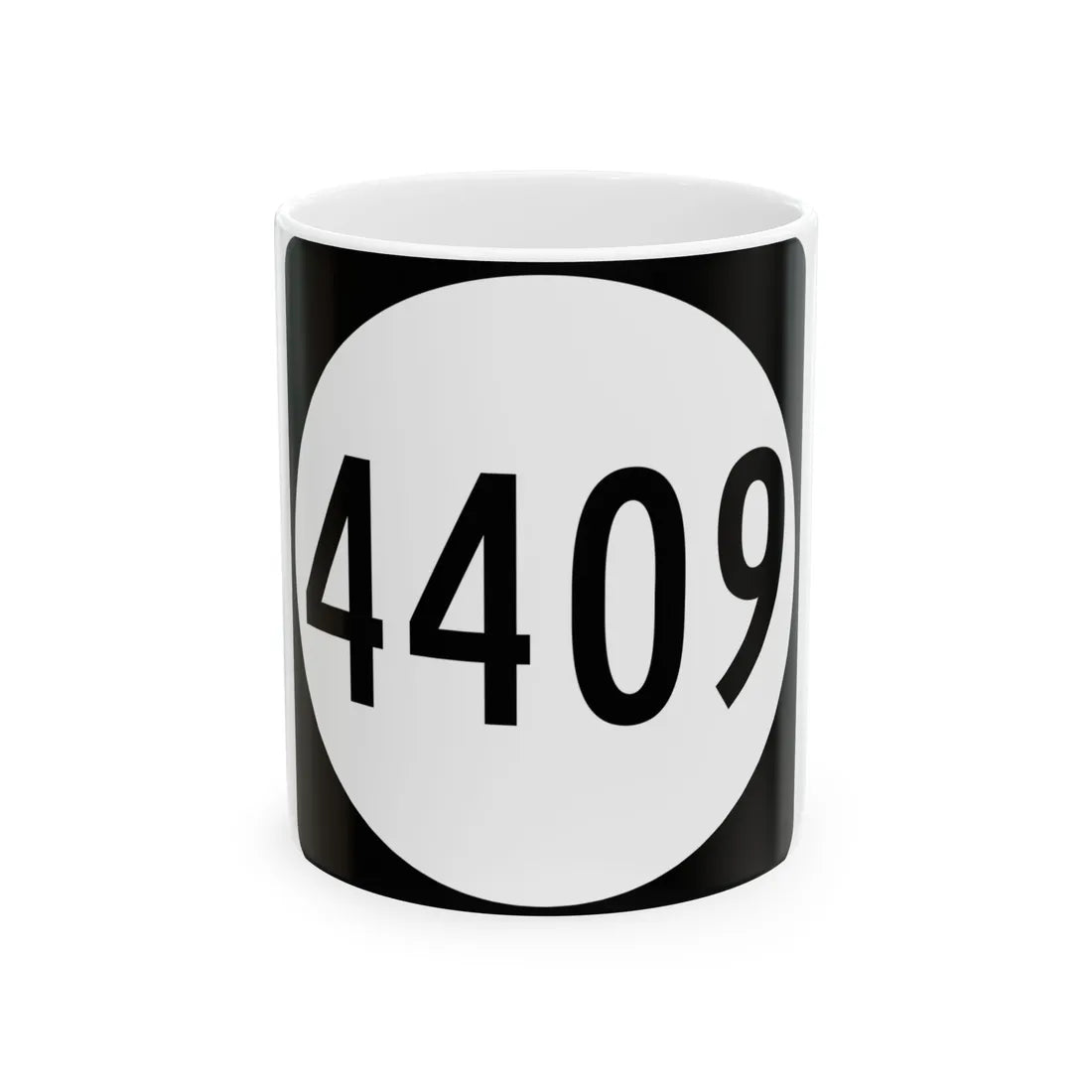 PR tertiary 4409 (Puerto Rico) (Road Sign) White Coffee Mug 11oz - Go Mug Yourself