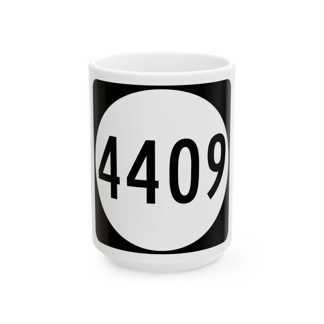 PR tertiary 4409 (Puerto Rico) (Road Sign) White Coffee Mug 15oz - Go Mug Yourself