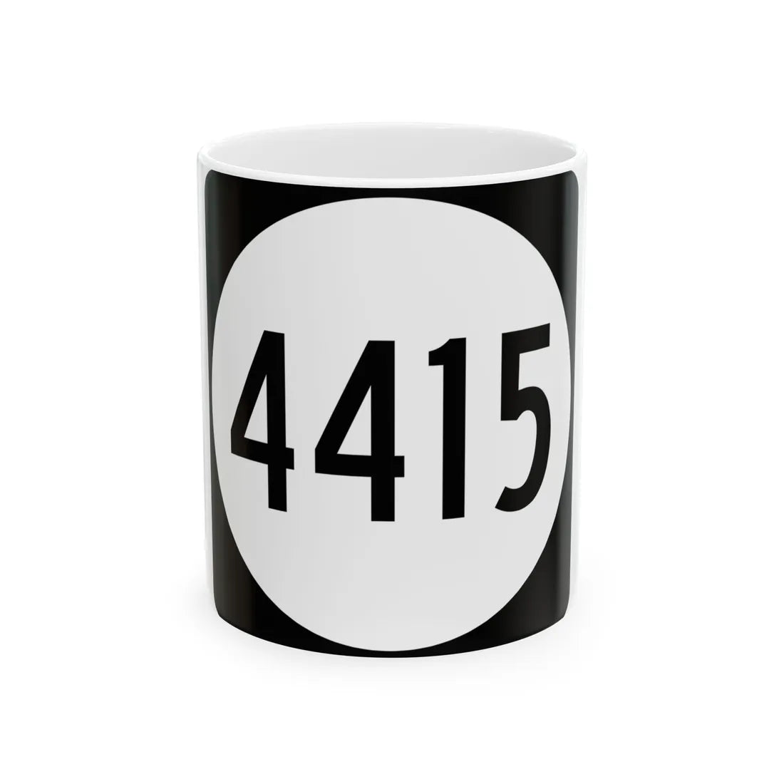 PR tertiary 4415 (Puerto Rico) (Road Sign) White Coffee Mug 11oz - Go Mug Yourself