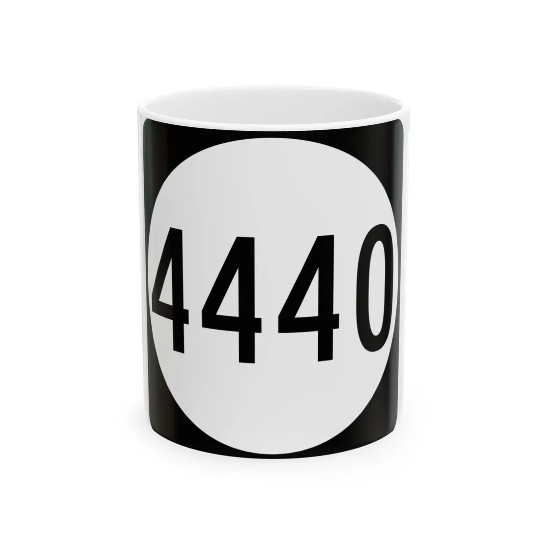 PR tertiary 4440 (Puerto Rico) (Road Sign) White Coffee Mug 11oz - Go Mug Yourself