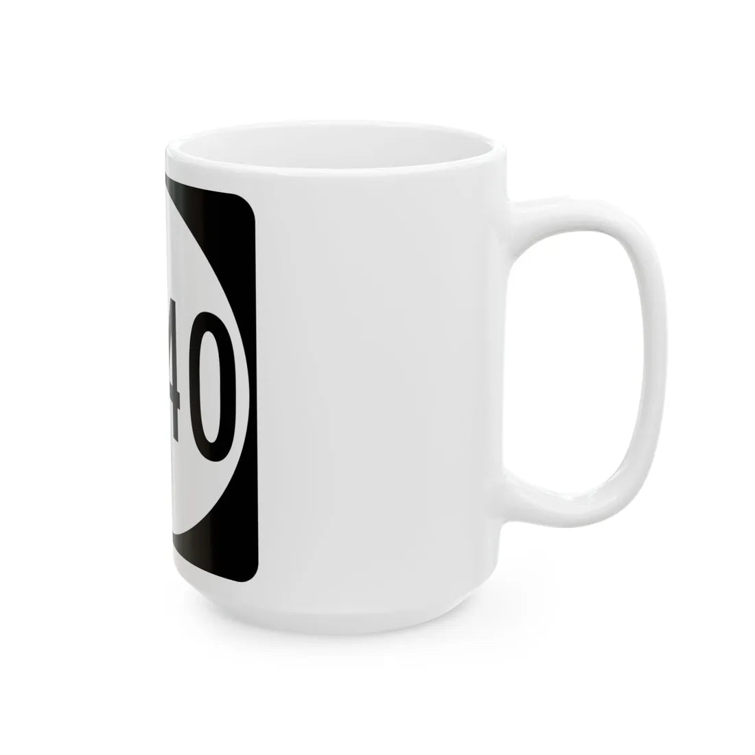 PR tertiary 4440 (Puerto Rico) (Road Sign) White Coffee Mug - Go Mug Yourself
