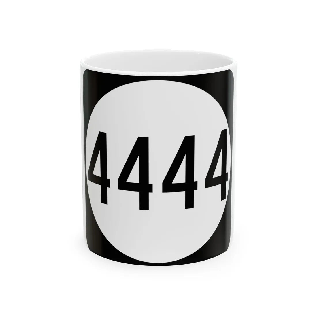 PR tertiary 4444 (Puerto Rico) (Road Sign) White Coffee Mug 11oz - Go Mug Yourself