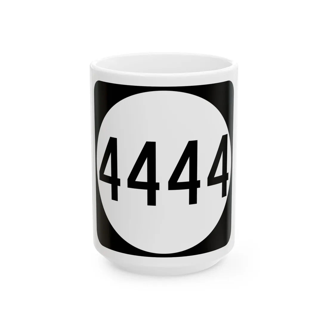 PR tertiary 4444 (Puerto Rico) (Road Sign) White Coffee Mug 15oz - Go Mug Yourself