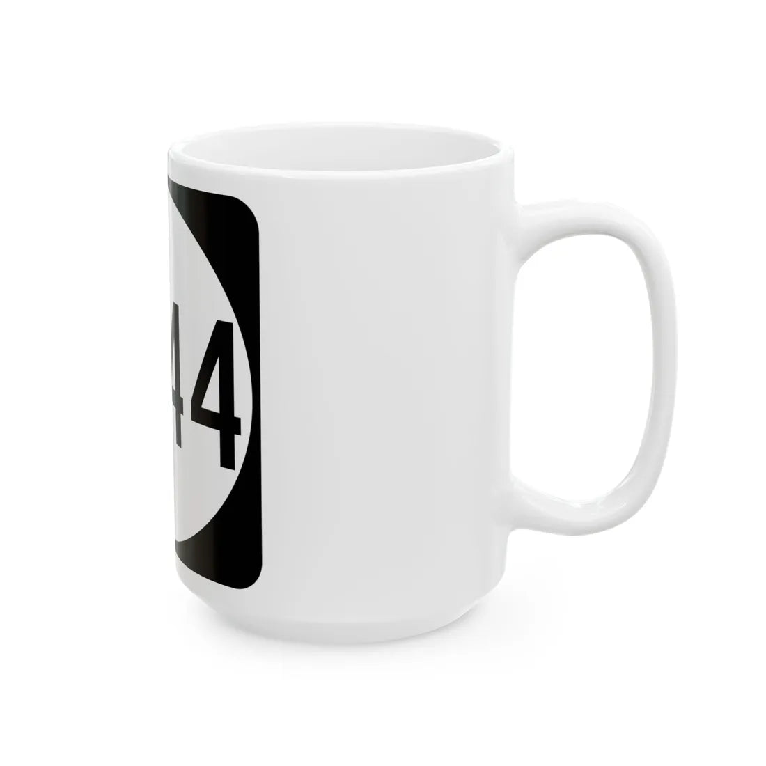 PR tertiary 4444 (Puerto Rico) (Road Sign) White Coffee Mug - Go Mug Yourself