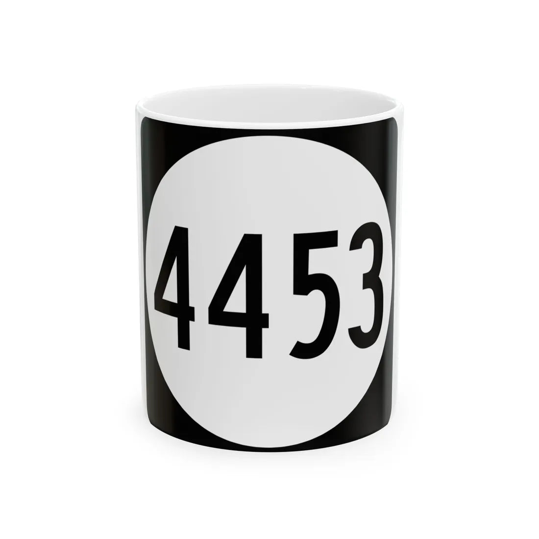 PR tertiary 4453 (Puerto Rico) (Road Sign) White Coffee Mug 11oz - Go Mug Yourself