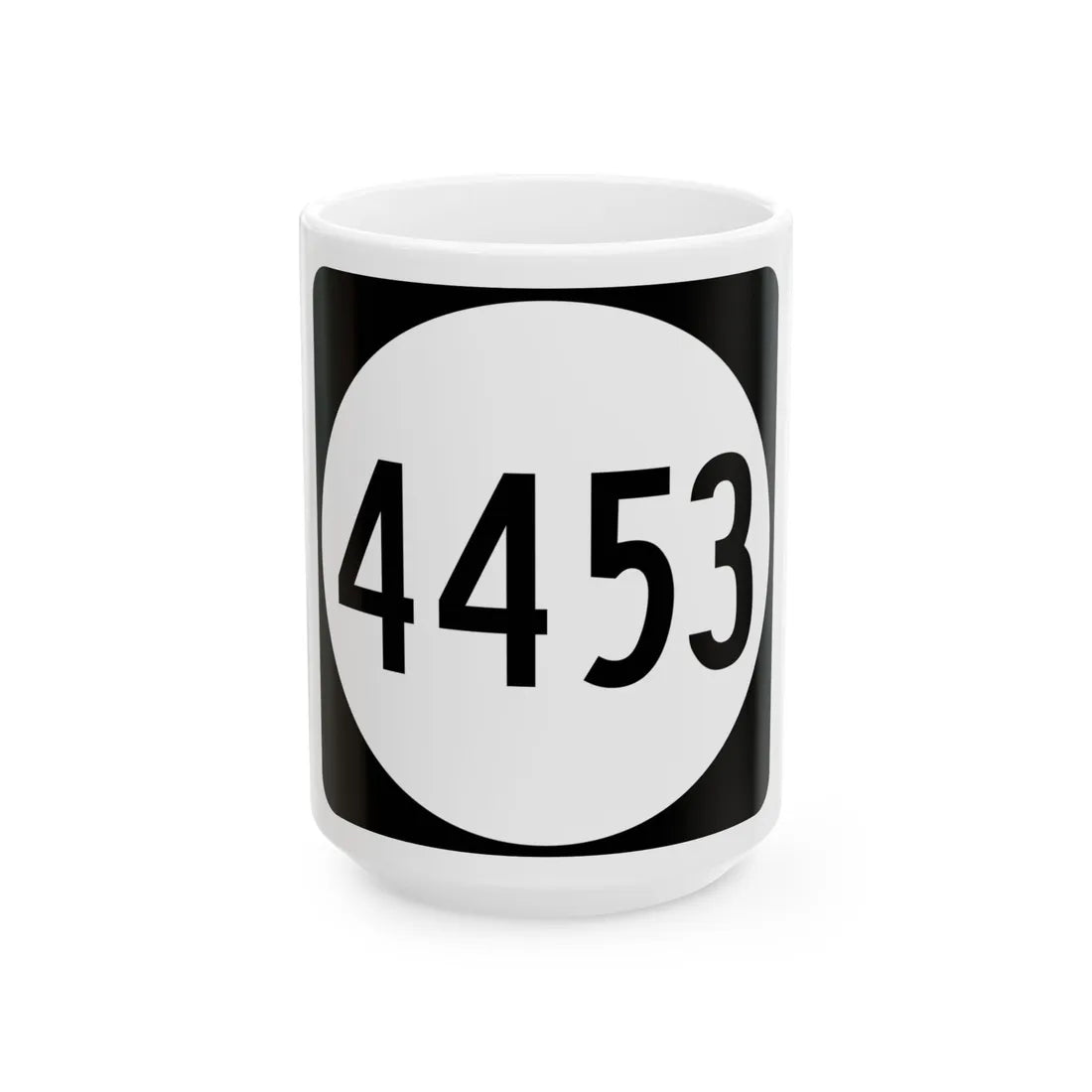 PR tertiary 4453 (Puerto Rico) (Road Sign) White Coffee Mug 15oz - Go Mug Yourself
