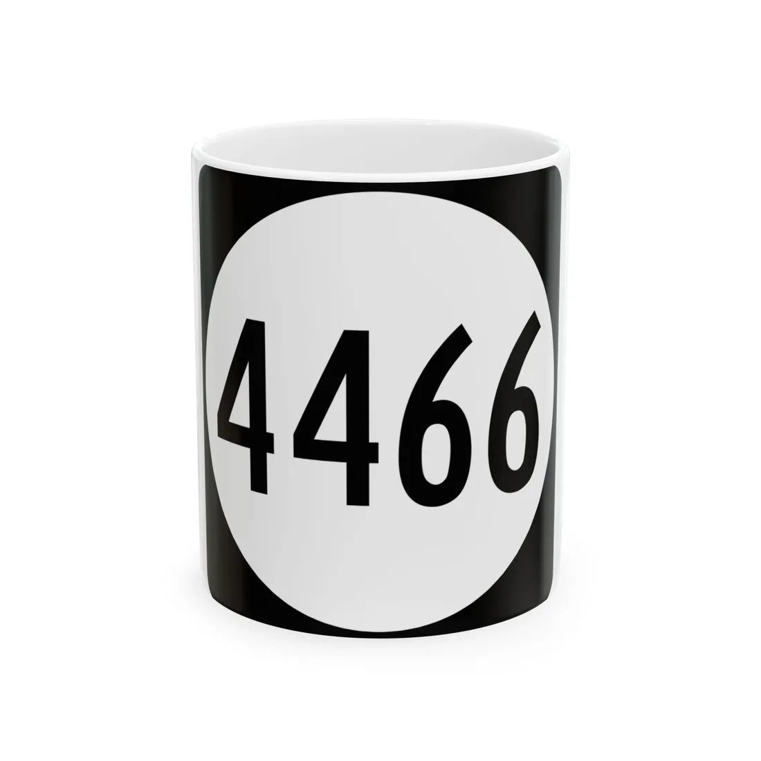 PR tertiary 4466 (Puerto Rico) (Road Sign) White Coffee Mug 11oz - Go Mug Yourself