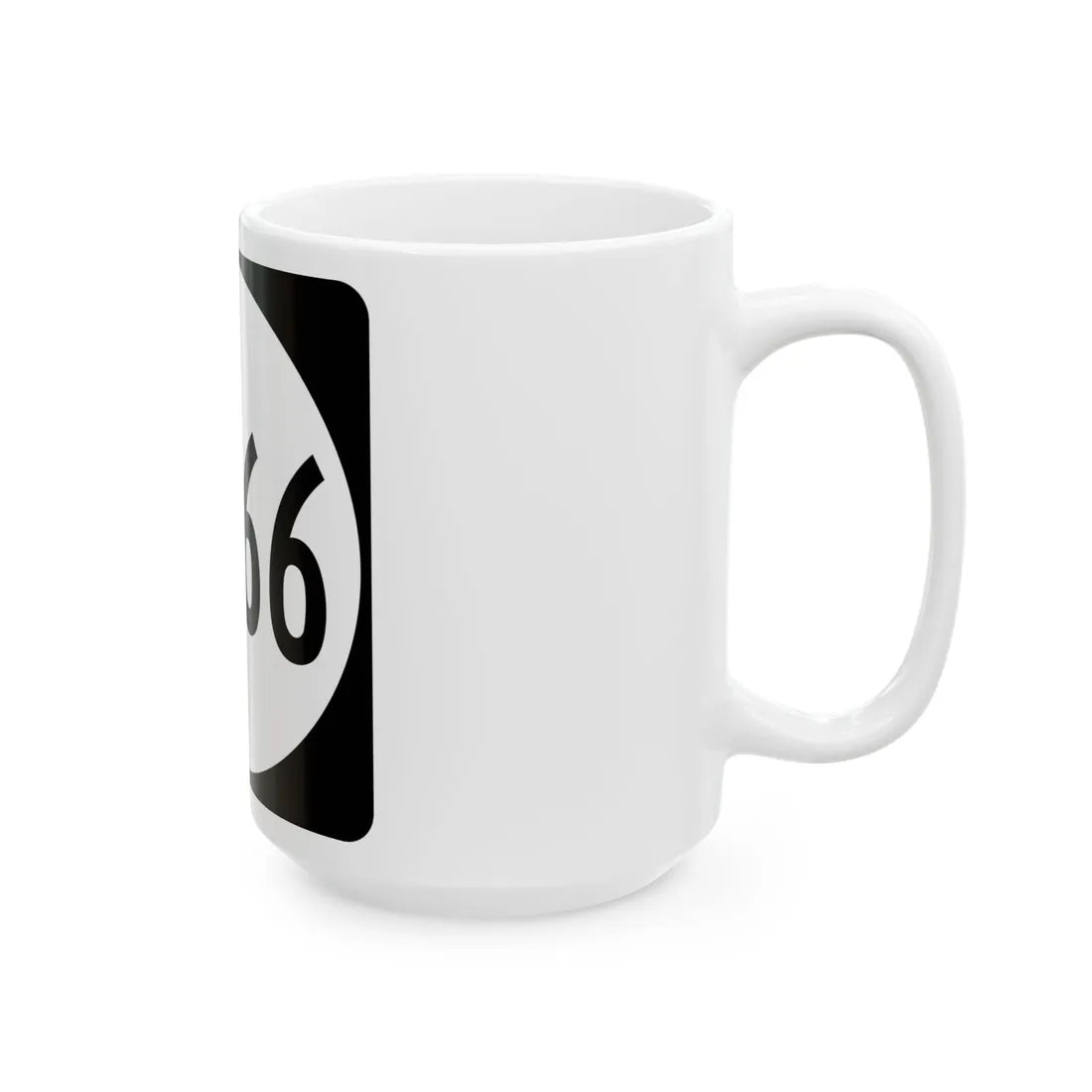 PR tertiary 4466 (Puerto Rico) (Road Sign) White Coffee Mug - Go Mug Yourself