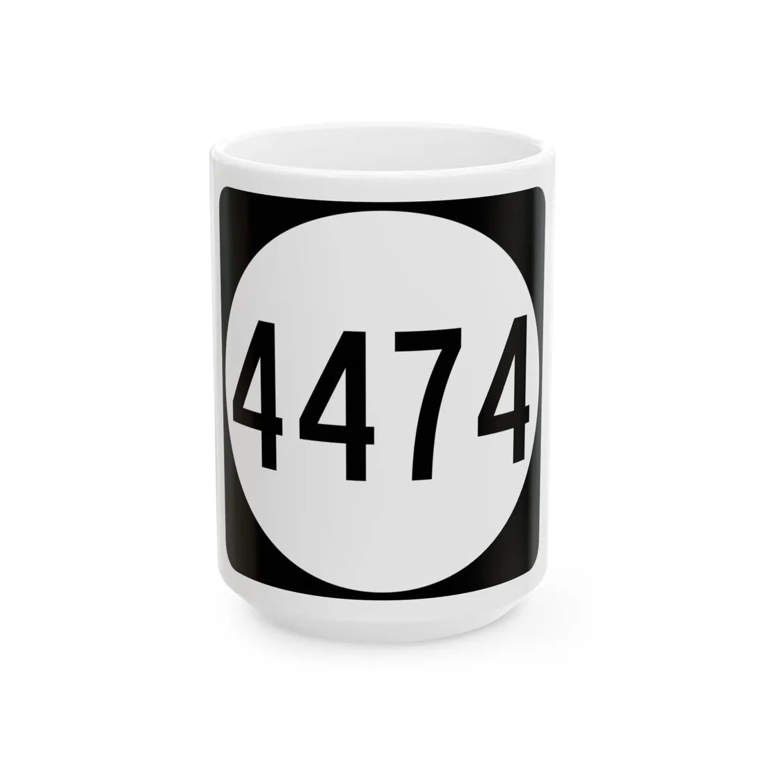 PR tertiary 4474 (Puerto Rico) (Road Sign) White Coffee Mug 15oz - Go Mug Yourself