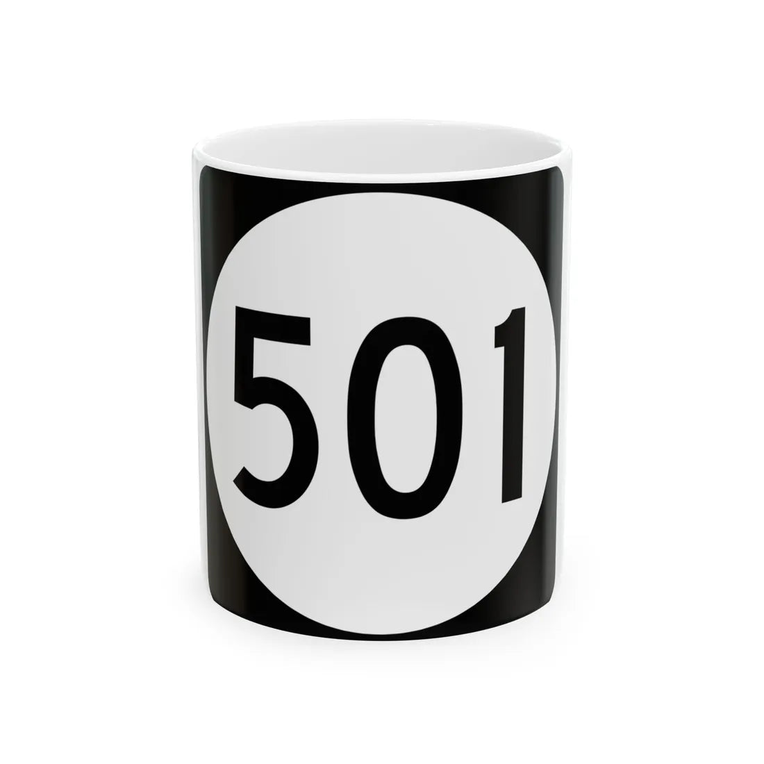 PR tertiary 501 (Puerto Rico) (Road Sign) White Coffee Mug 11oz - Go Mug Yourself