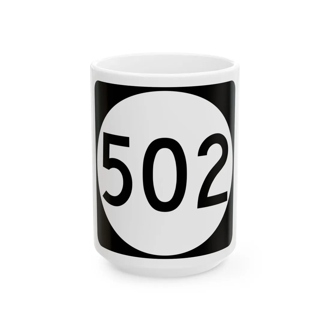 PR tertiary 502 (Puerto Rico) (Road Sign) White Coffee Mug 15oz - Go Mug Yourself