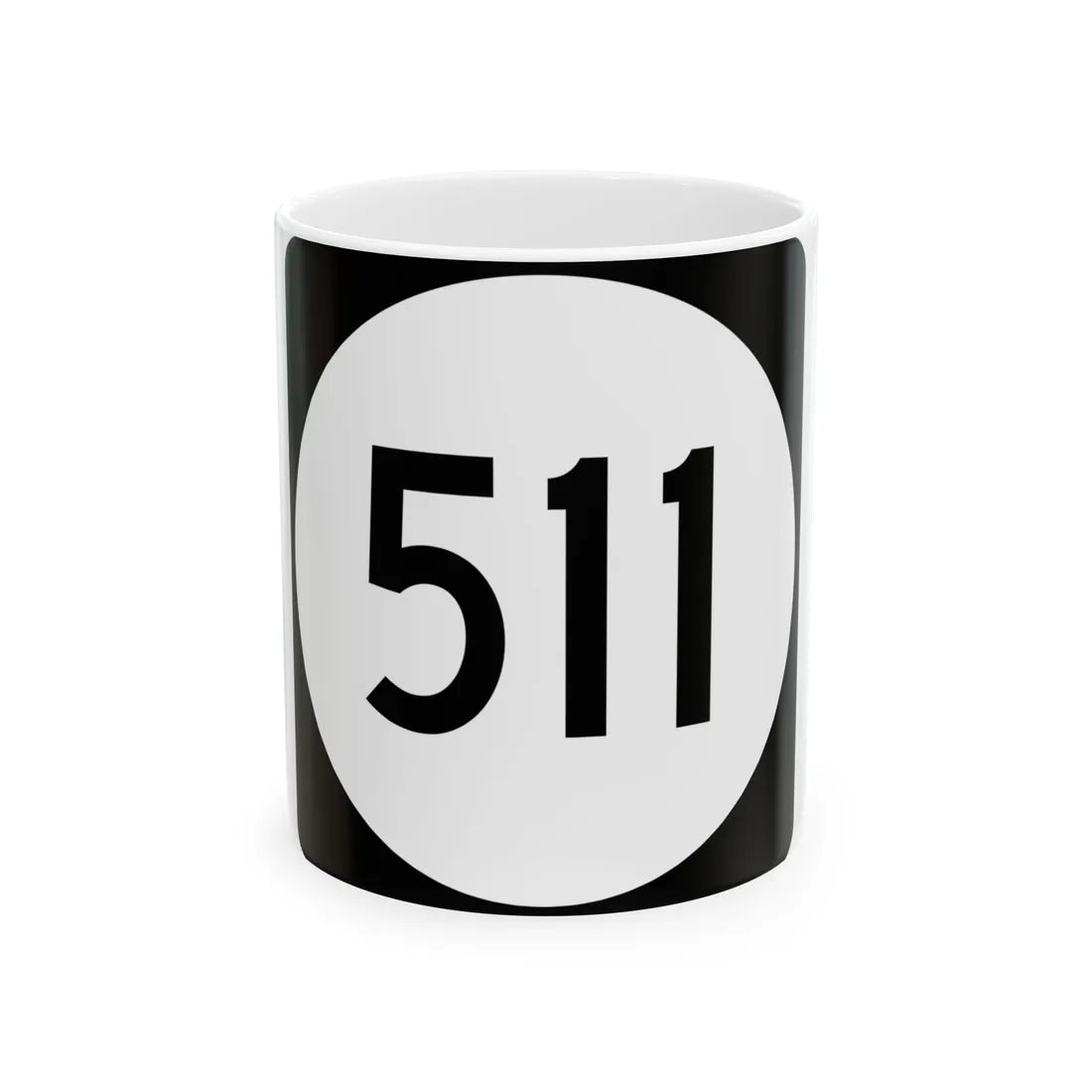 PR tertiary 511 (Puerto Rico) (Road Sign) White Coffee Mug 11oz - Go Mug Yourself