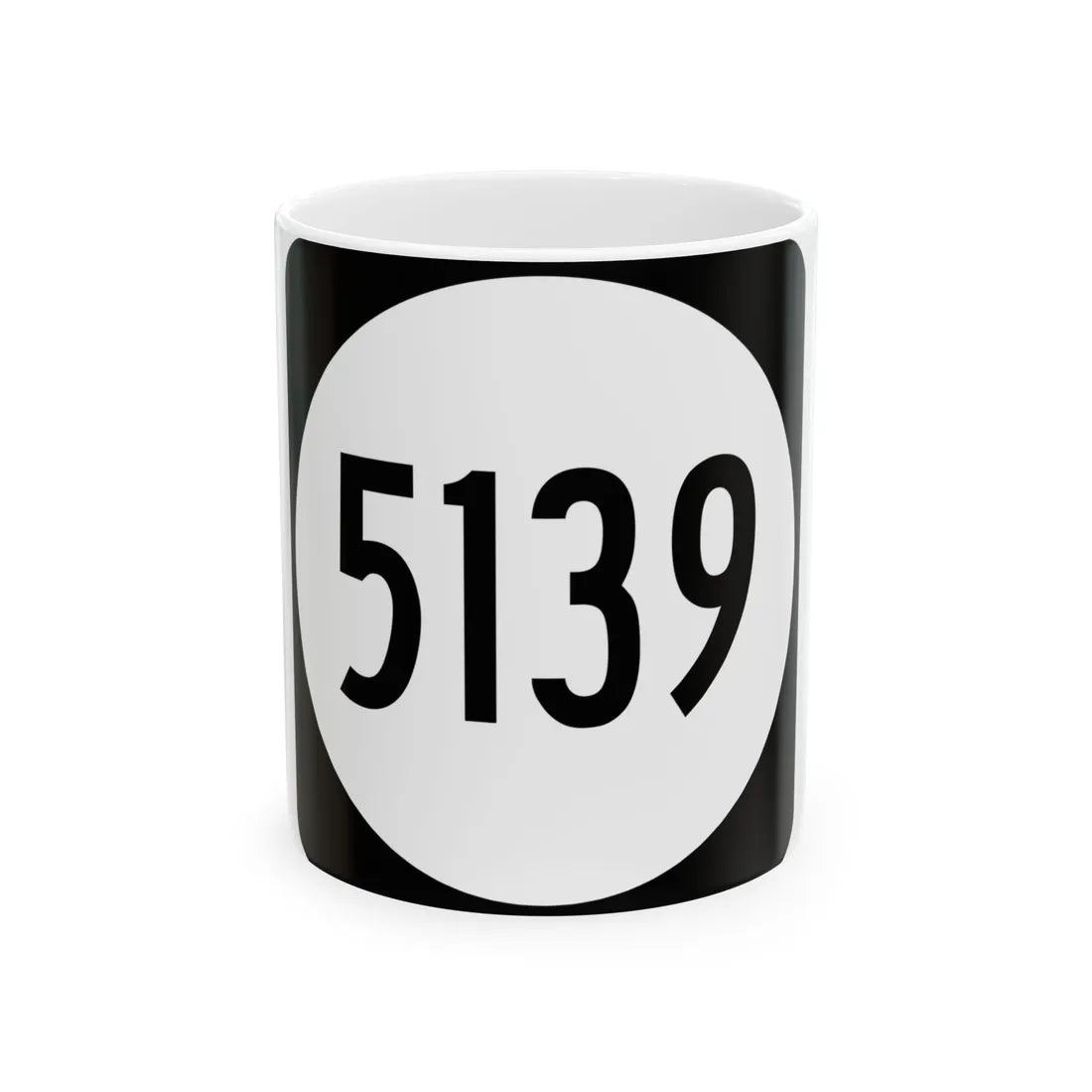 PR tertiary 5139 (Puerto Rico) (Road Sign) White Coffee Mug 11oz - Go Mug Yourself