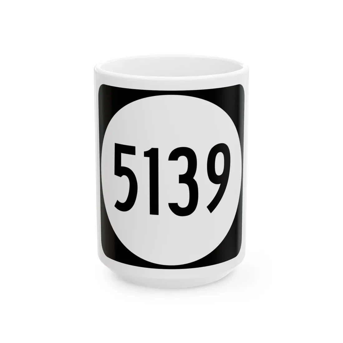 PR tertiary 5139 (Puerto Rico) (Road Sign) White Coffee Mug 15oz - Go Mug Yourself