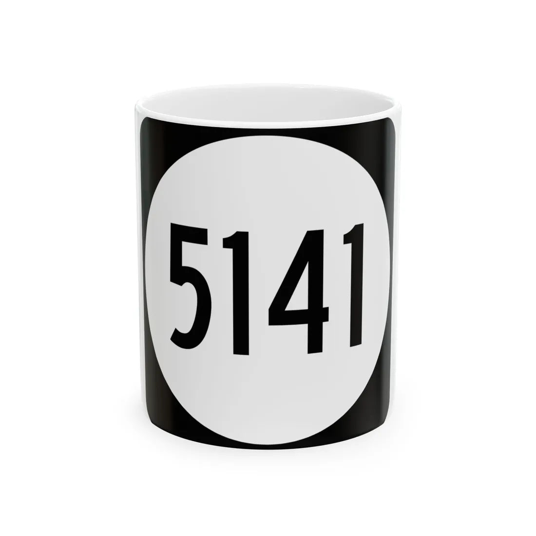 PR tertiary 5141 (Puerto Rico) (Road Sign) White Coffee Mug 11oz - Go Mug Yourself