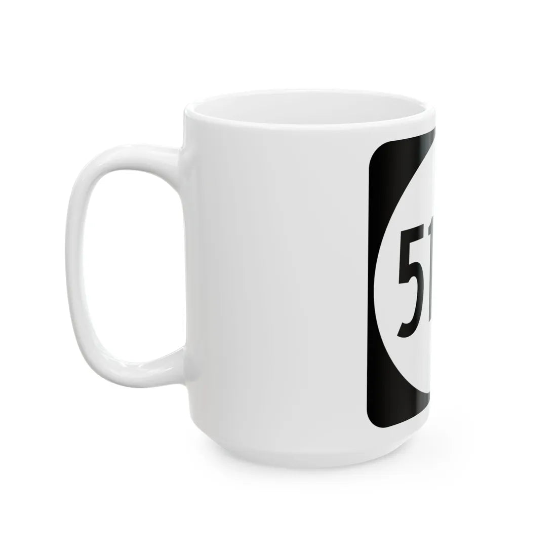 PR tertiary 5144 (Puerto Rico) (Road Sign) White Coffee Mug - Go Mug Yourself