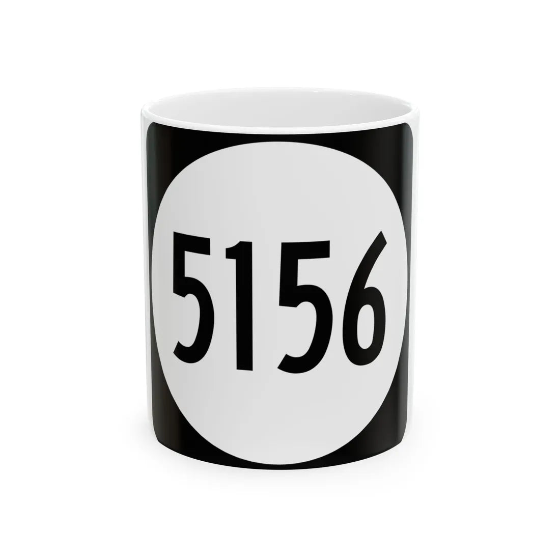 PR tertiary 5156 (Puerto Rico) (Road Sign) White Coffee Mug 11oz - Go Mug Yourself