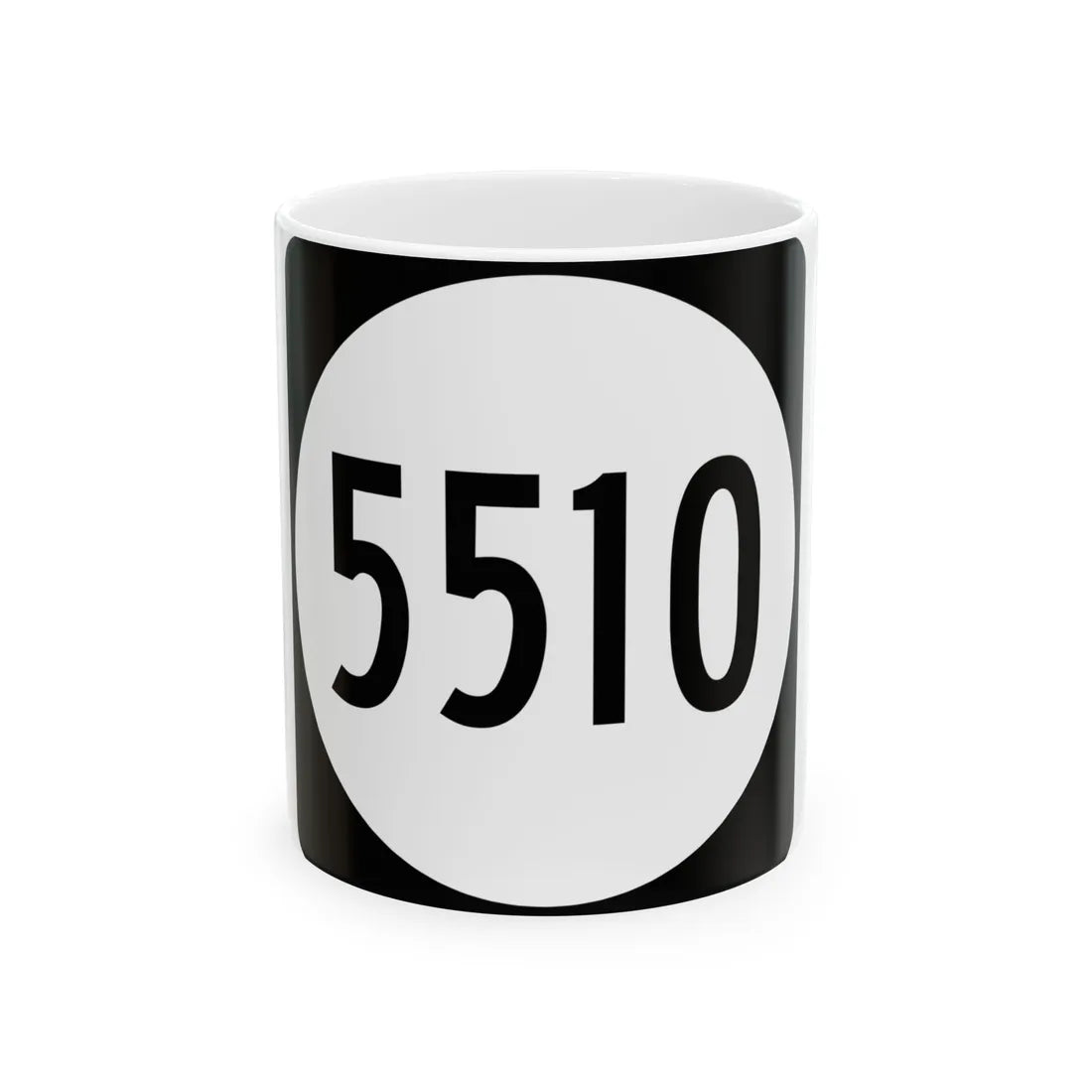PR tertiary 5510 (Puerto Rico) (Road Sign) White Coffee Mug 11oz - Go Mug Yourself