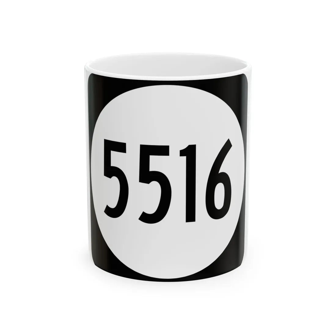 PR tertiary 5516 (Puerto Rico) (Road Sign) White Coffee Mug 11oz - Go Mug Yourself