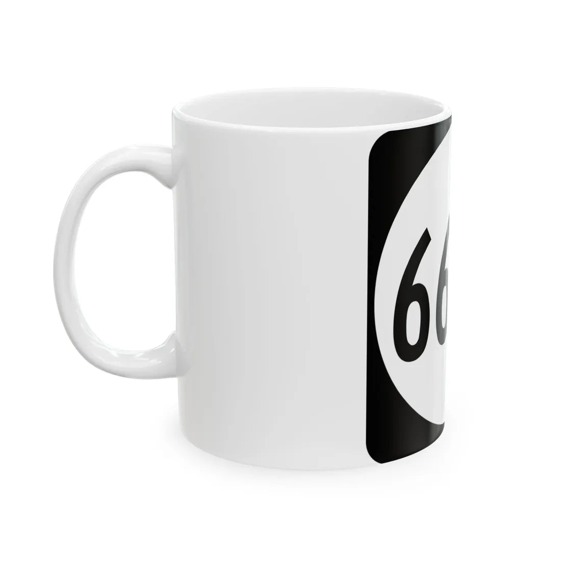 PR tertiary 6609 (Puerto Rico) (Road Sign) White Coffee Mug - Go Mug Yourself