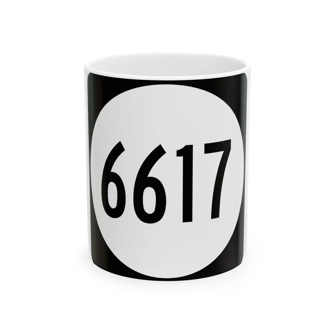PR tertiary 6617 (Puerto Rico) (Road Sign) White Coffee Mug 11oz - Go Mug Yourself